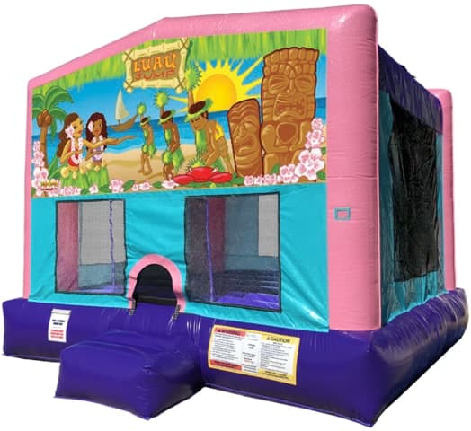 Luau Bouncer - Sparkly Pink Edition