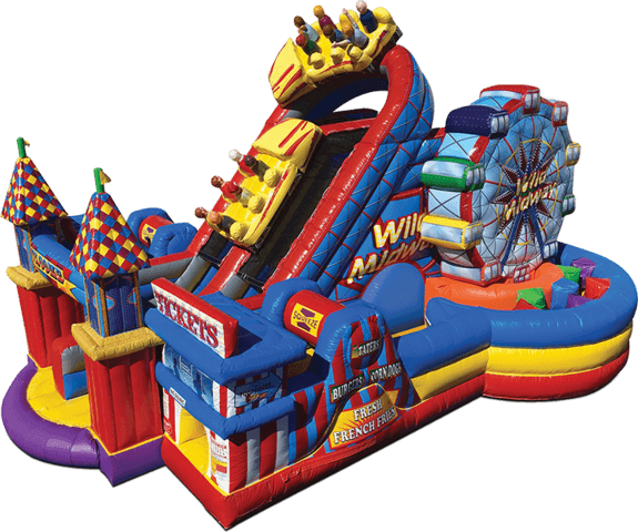Midway Amusement Park Obstacle Course