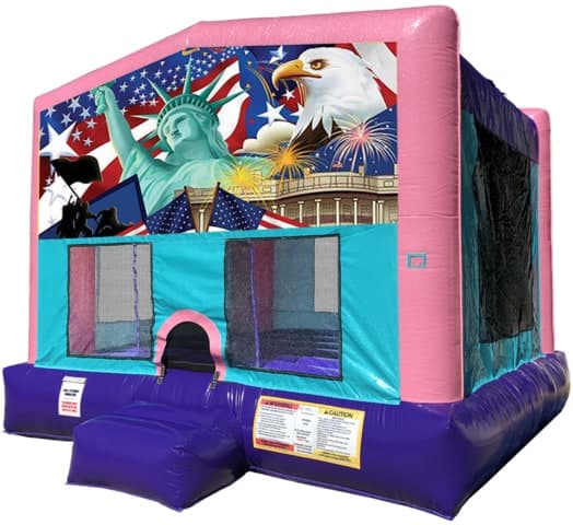 Patriotic Bouncer - Sparkly Pink Edition