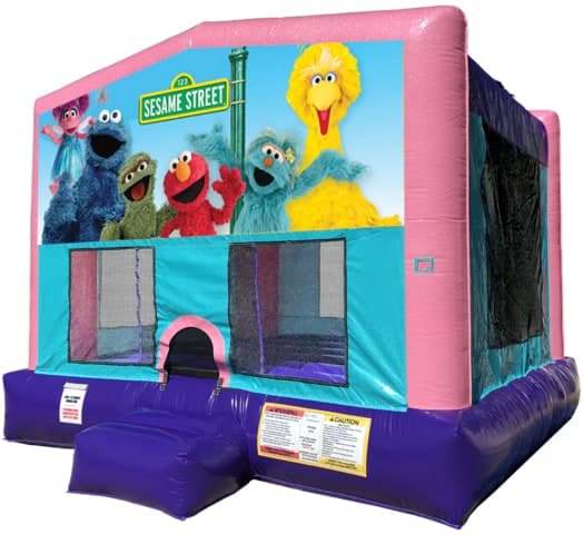 Sesame Street Elmo Bouncer - Sparkly Pink Edition