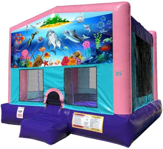 Under the Sea Bouncer - Sparkly Pink Edition