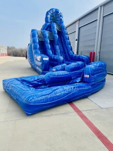 Blue Ice Water Slide