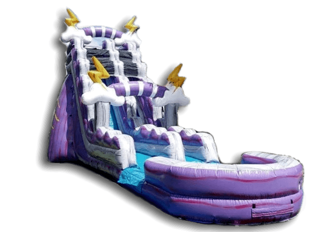 19 ft Thunder & Lightning Water Slide